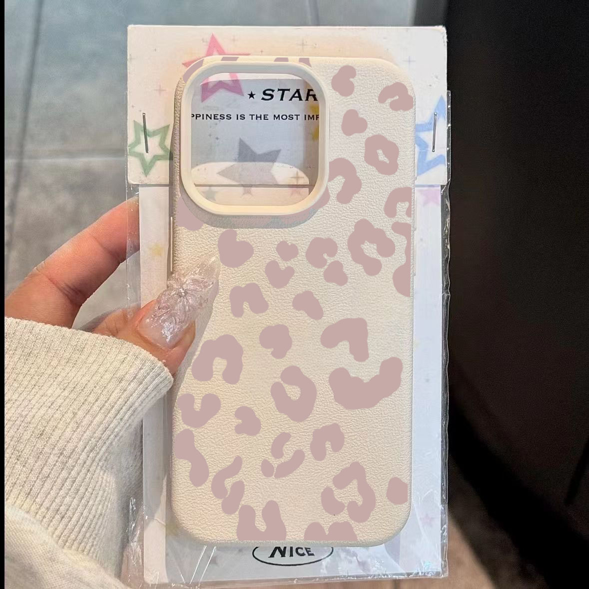 Pink Leopard Print Lichee Patt - đánh giá và giá Receipt Printer Thermal